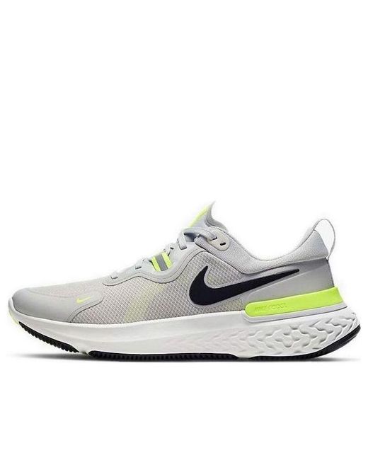 Nike White React Miler Fog Volt' for men