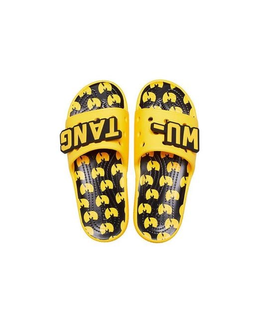 CROCSTM Yellow Wu-Tang Clan X Classic Slide for men