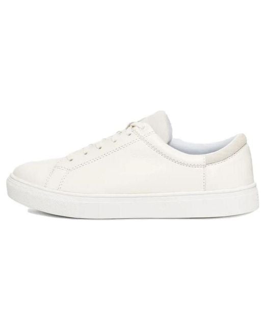 Ugg White Baysider Low Weather Shoe Leather' for men