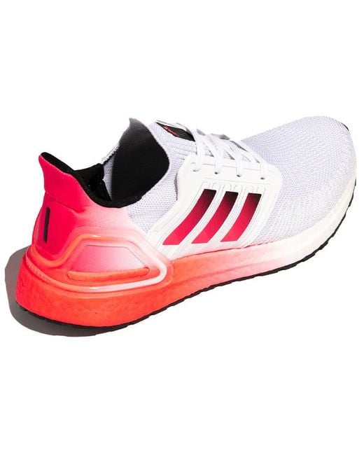 Adidas Pink Ultra Boost 20 'Cloud' for men