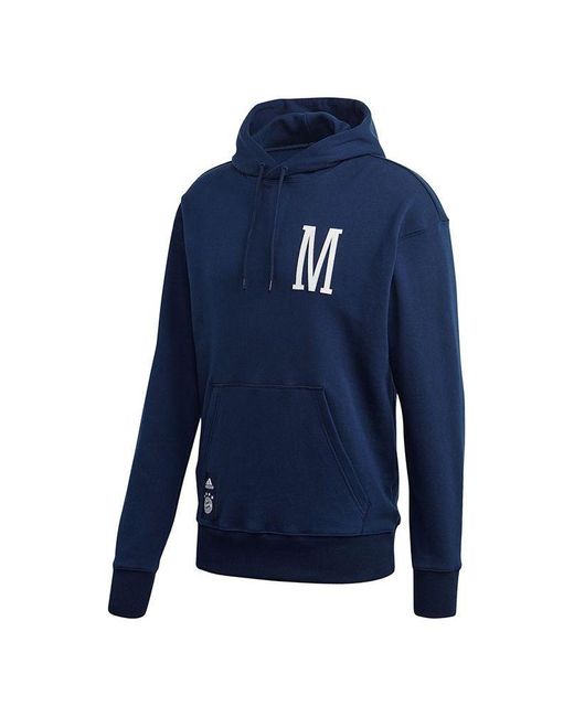 Adidas Blue Fcb Ssp Bayern Munich Soccer/Football Sports Pullover for men