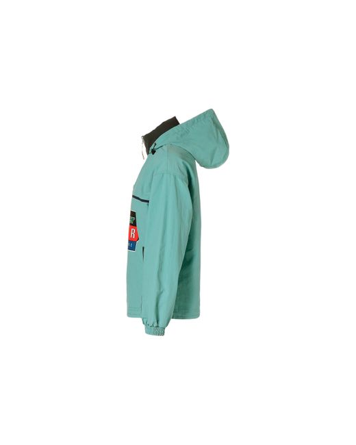 PUMA Green X Butter Goods Lightweight Pop Over Top Half Zip Hoodie for men