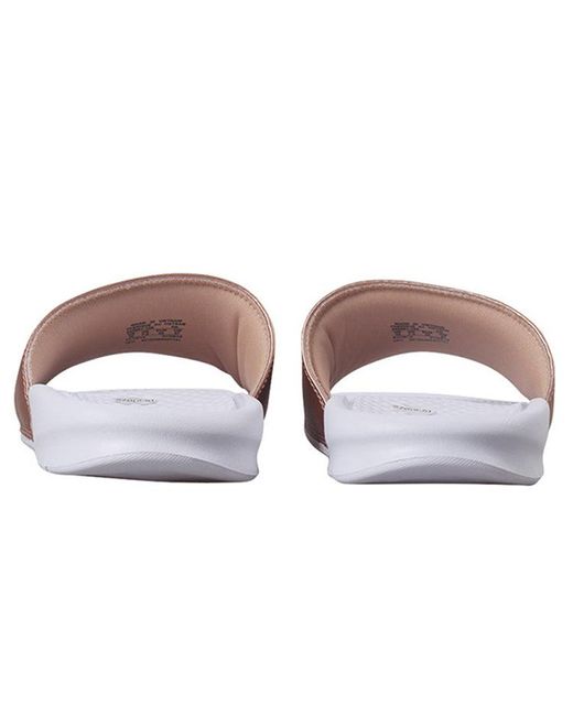 Nike Brown (Wmns) Benassi Jdi 'Metallic Bronze'