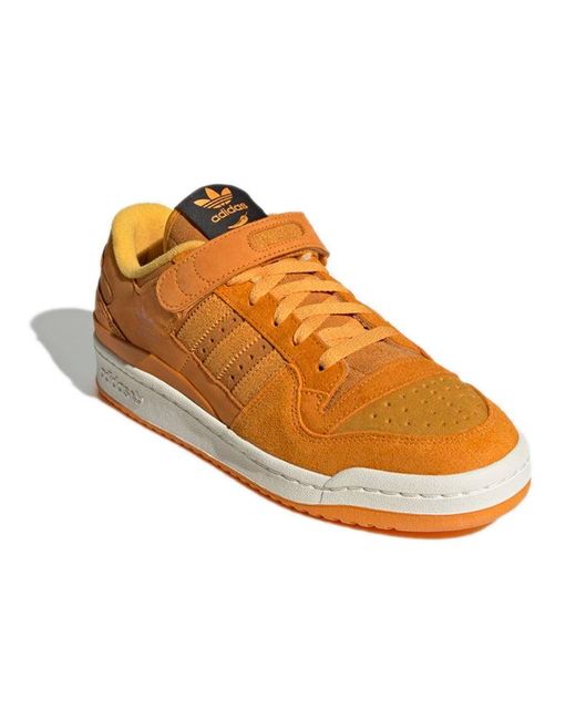 Adidas Orange Originals Forum 84 Low Spicy Sneakers for men