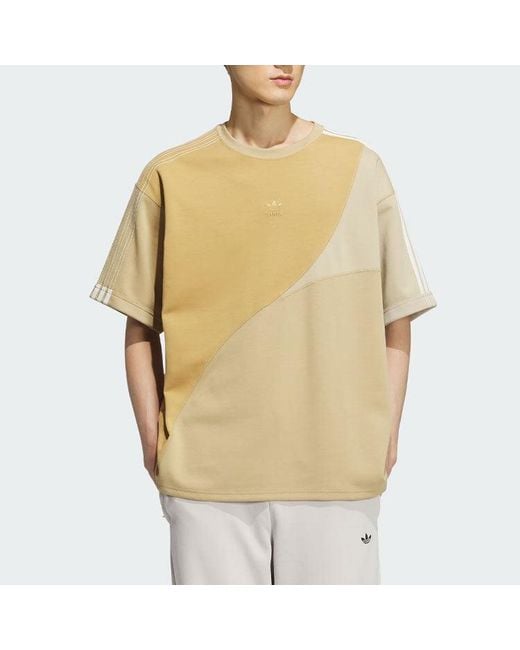 Adidas Yellow Originals Toc Graphic T-Shirts for men
