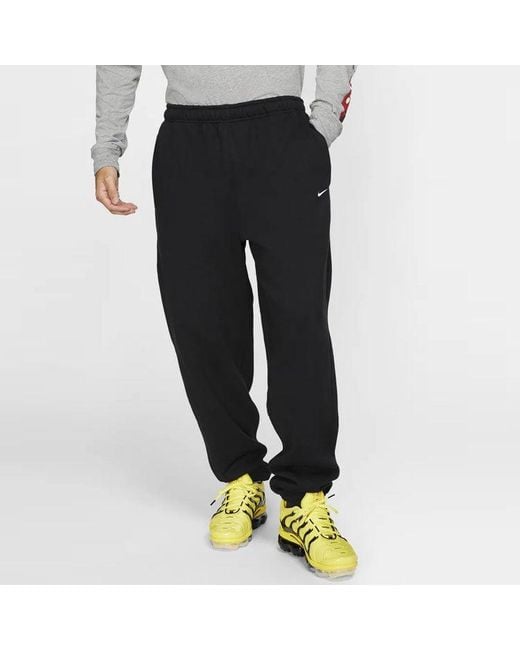 Nike Black Lab Logo Retro Classic Fleece Lined Bundle Feet Sports Pants/Trousers/Joggers for men