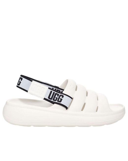 Ugg White Sport Yeah Slide for men