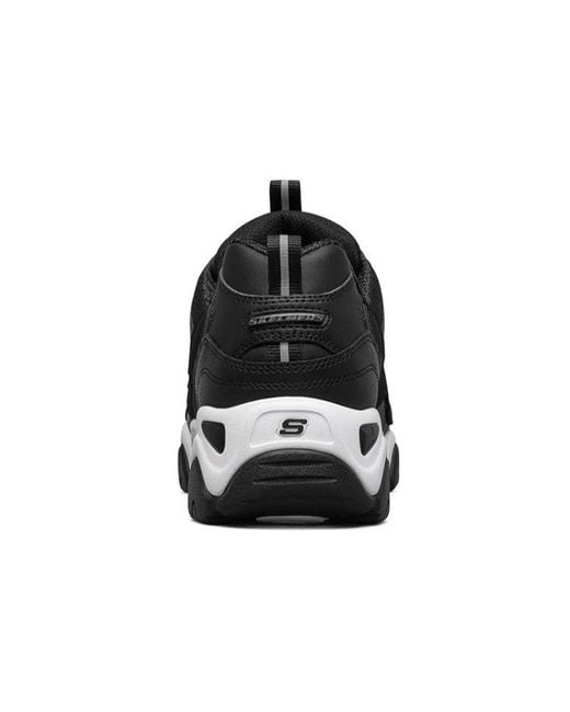 Skechers Black (Wmns) D'Lites 2.0 Running Shoes