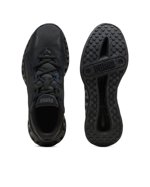 PUMA Black Softride Frequence Flat Dark' for men