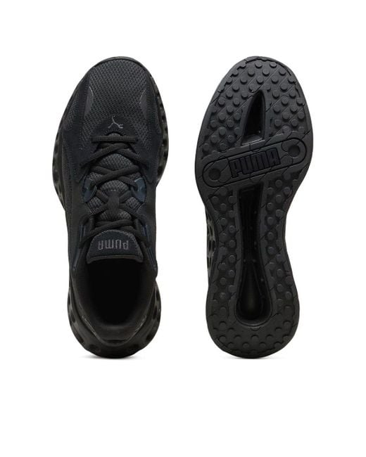 PUMA Black Softride Frequence Flat Dark' for men