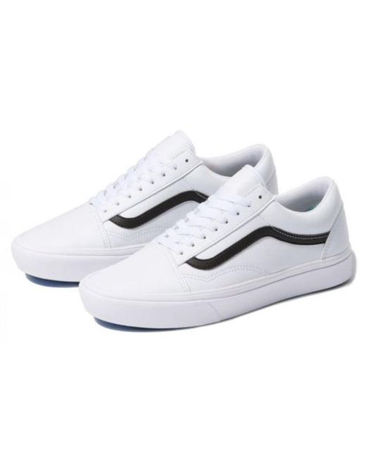 Vans White Comfycush Old Skool 'Classic Tumble for men