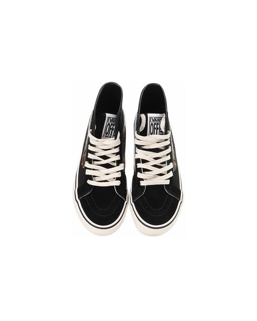 Vans Black Sk8-Hi Lightweight Cozy Skateboarding Shoes