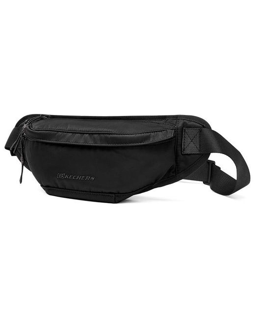 Skechers Black Wear-Resistant Waist Bag for men