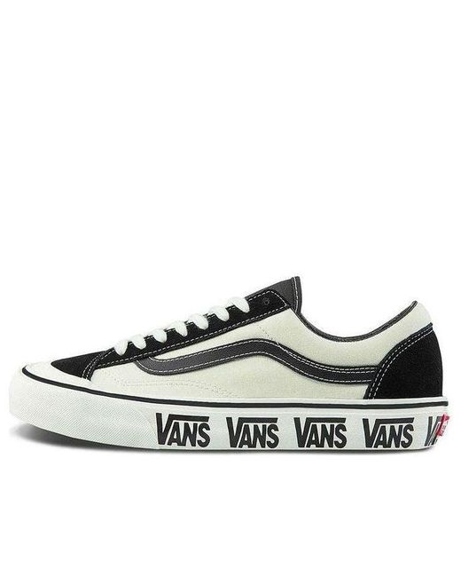 Vans Style 36 Blackwhite for men