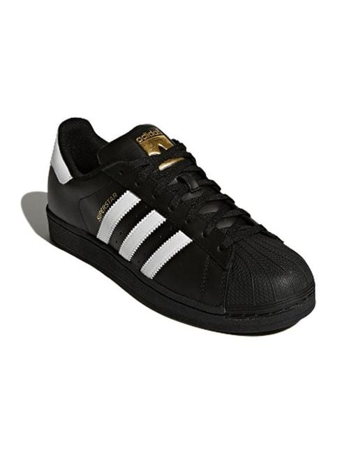 Adidas Black Superstar 'Foundation' for men