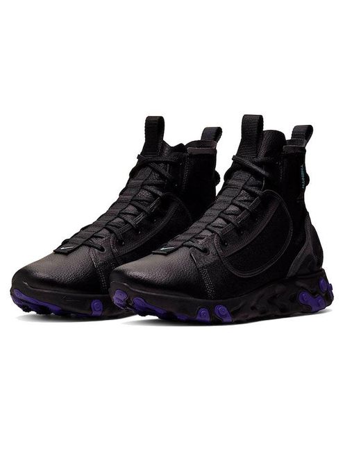 Nike Black React Ianga 'Anthracite' for men
