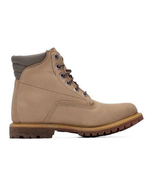 Timberland Brown (Wmns) Waterville 6 Inch Boots 'Light Nubuck'