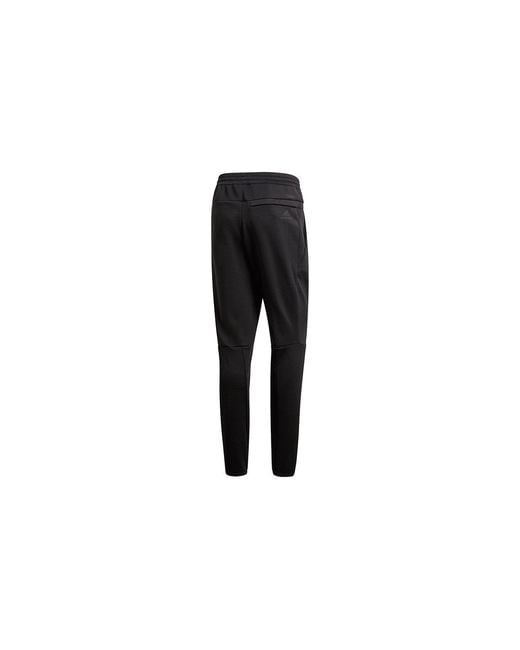 Adidas Black Zne Aerordy Pnt Cozy Slim Fit Sports Pants for men