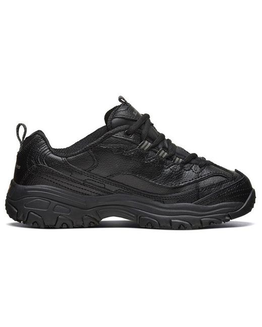 Skechers Black (Wmns) D'Lites Sr Running Shoes