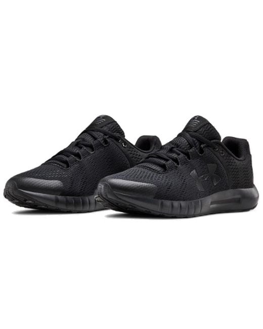 Under Armour Black Micro G Pursuit Running Shoe