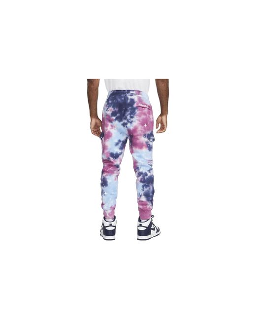Nike Purple Nsw Club Space Wave Cargo Pants 'Multi' for men