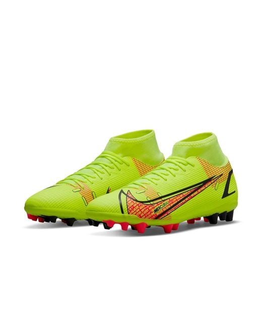 Nike Green Mercurial Superfly 8 Academy Ag Artificial Grass for men