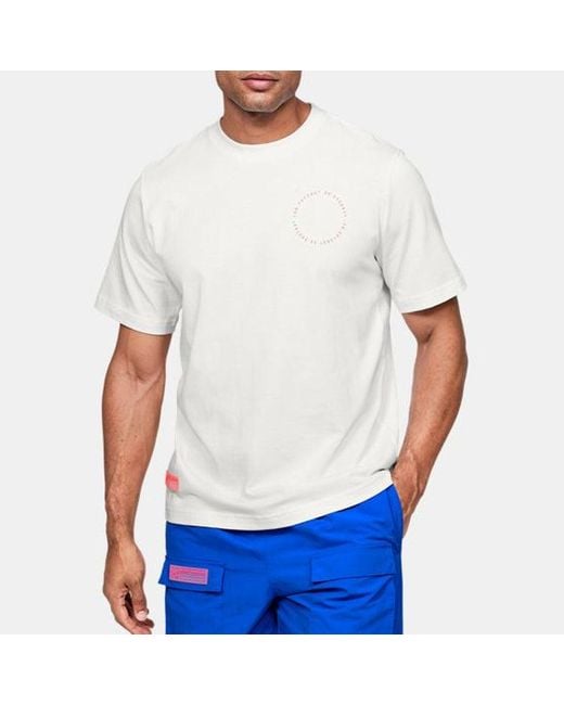 Under Armour White Summit Graphic T-Shirt for men