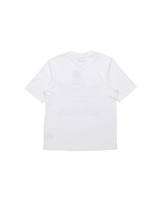 Adidas White Originals Sport Round Neckshort Sleeve S for men