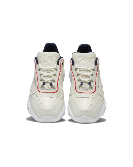 Reebok White Premier Classic Leather Creamy Shoes/Sneakers for men