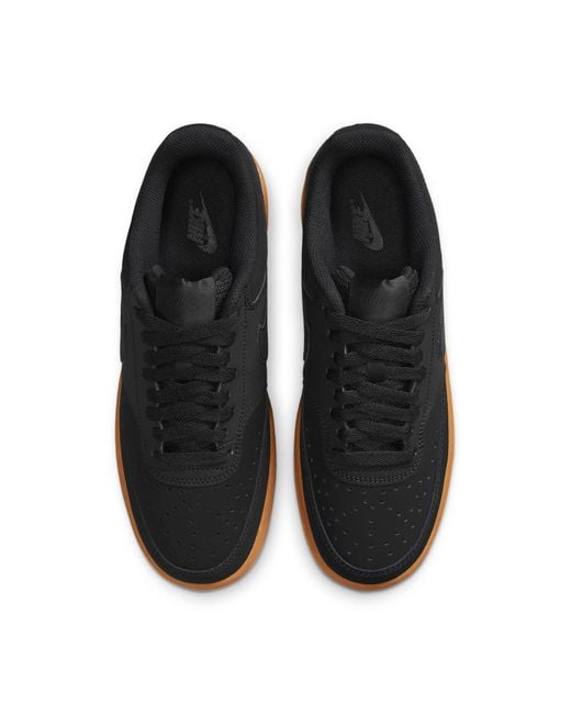 Nike Black Court Vision Low Wheat' for men
