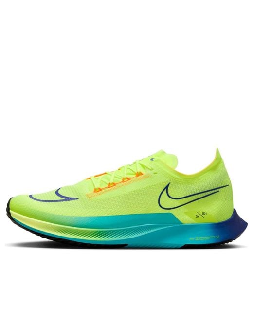 Nike Green Streakfly Road Racing Shoes for men