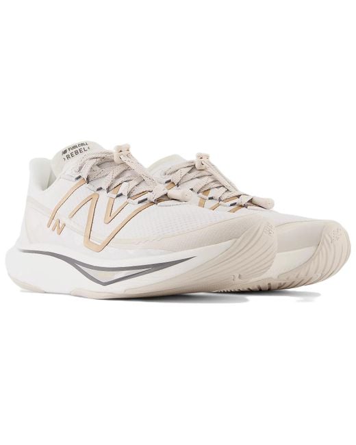 New Balance White (Wmns) Fuelcell Rebel V3 Permafrost 'Moonbeam'