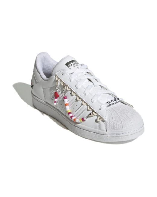 Adidas White (Wmns) Superstar 'Good Vibes'