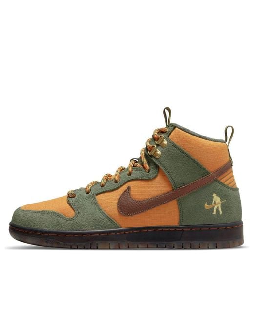 Nike Brown X Pass~Port Sb Dunk High 'Workboot' for men