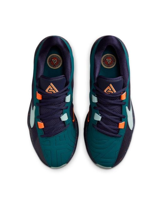 Nike Blue Zoom Freak 5 Dx4985-300 Sneakers Geode Ink Shoes Fd350 for men