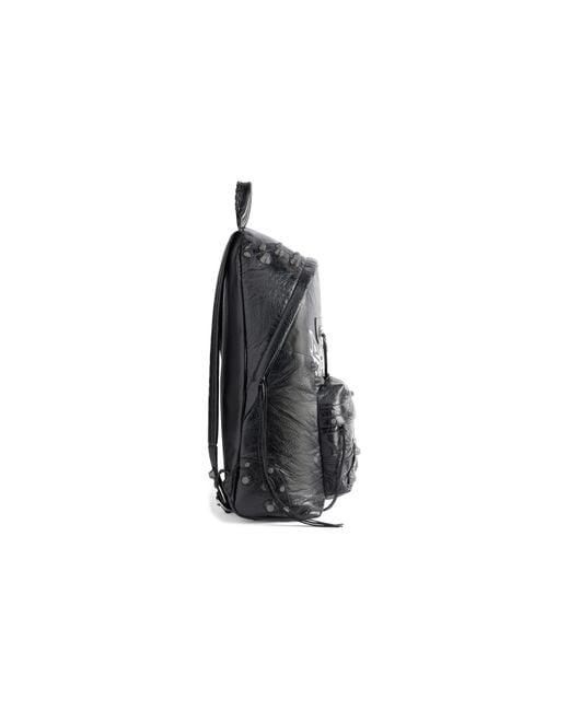 Balenciaga Black Le Cagole Backpack Diy Metal for men