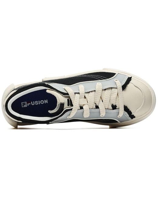 Fila Black Pop Skate Shoes 'Cream' for men