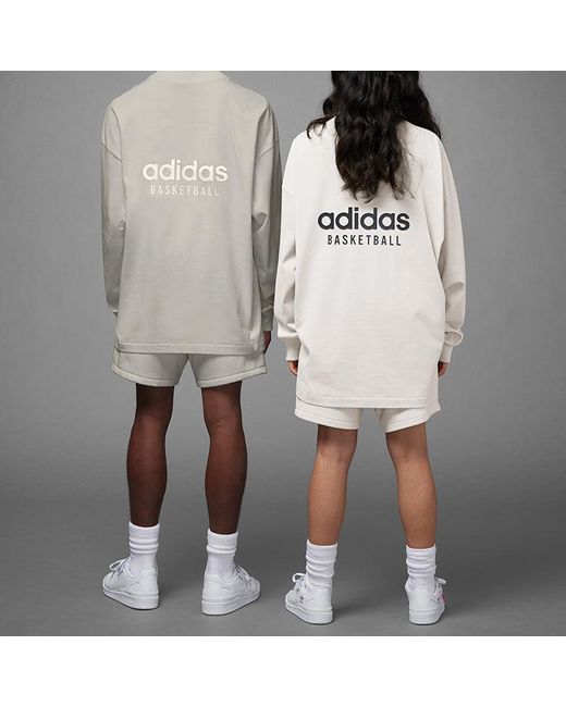 Adidas Gray Basketball Shorts for men