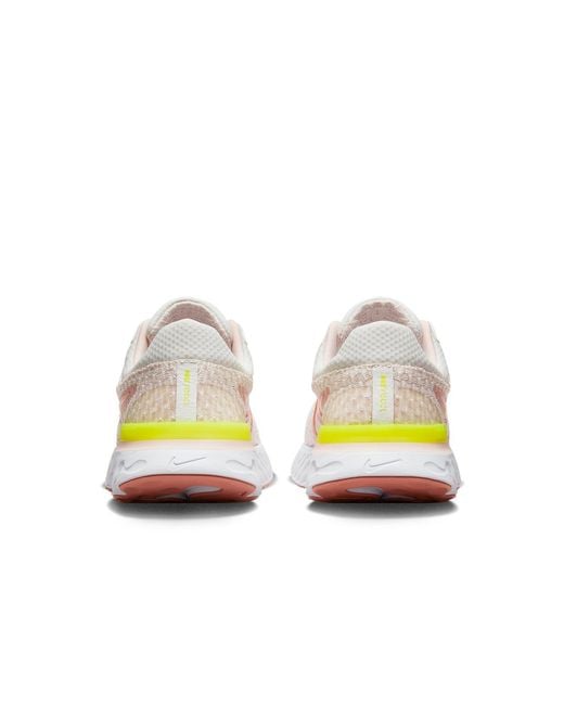 Nike Pink (Wmns) React Infinity Run Flyknit 3 'Sail Light Madder Root'
