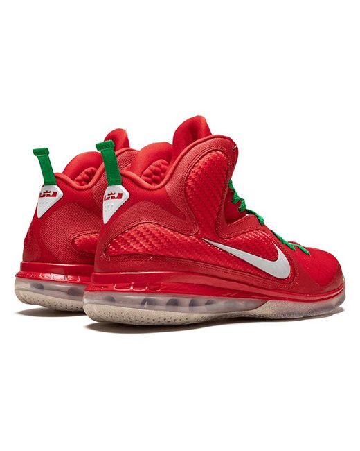 Nike Red Lebron 9 'Christmas' for men