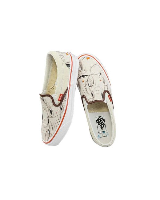 Vans White Javier Calleja X Og Classic Slip-On Lx 'Turtledove' for men
