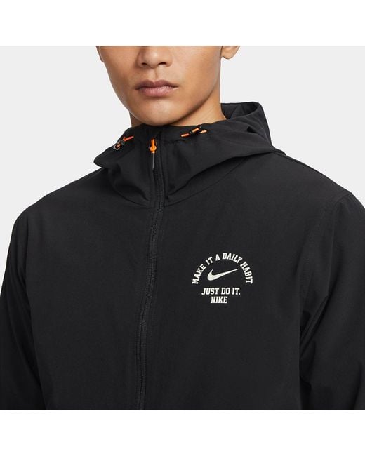 Nike Black Wellness Jacket for men