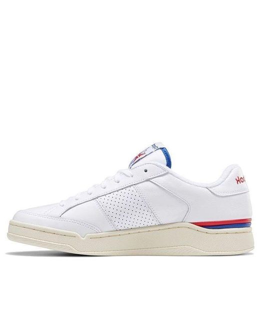 Reebok White Ad Court Skate Shoes for men