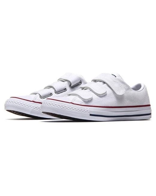 Converse White (Wmns) Chuck Taylor All Star 3V Low Top/Insignia/Garnet