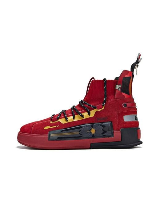361 Degrees Red X Gundam Unicorn Skate Shoes 'Sinanju' for men