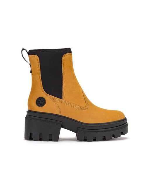 Timberland Black (Wmns) Everleigh Chelsea Boot