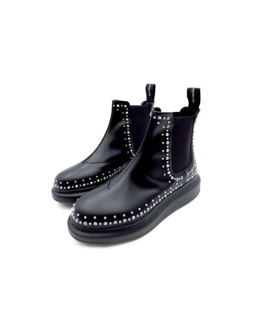 McQueen Blue (Wmns) Hybrid Chelsea Boots Studd'