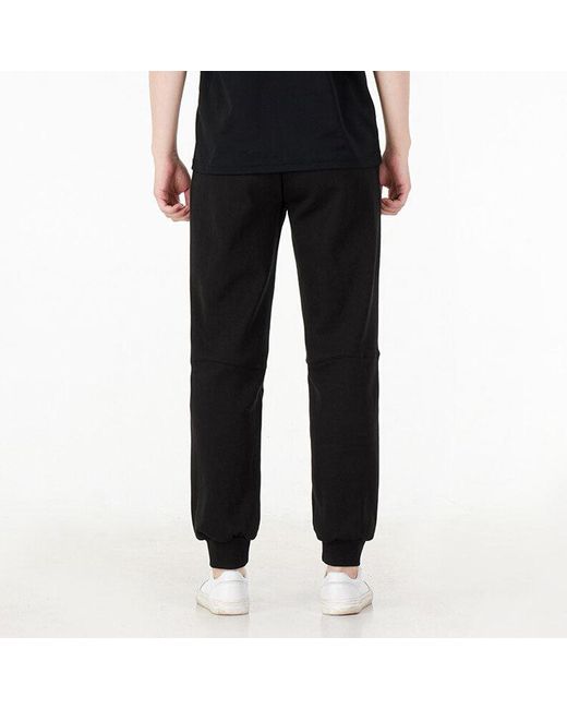 PUMA Black Logo Sweatpants for men