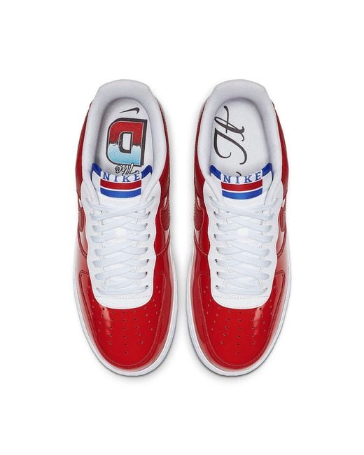 Nike Red Air Force 1 Low '1989 Nba Finals' for men