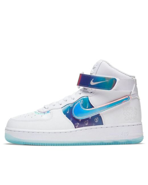 Nike Blue (Wmns) Air Force 1 High Lx 'Have A Good Game'